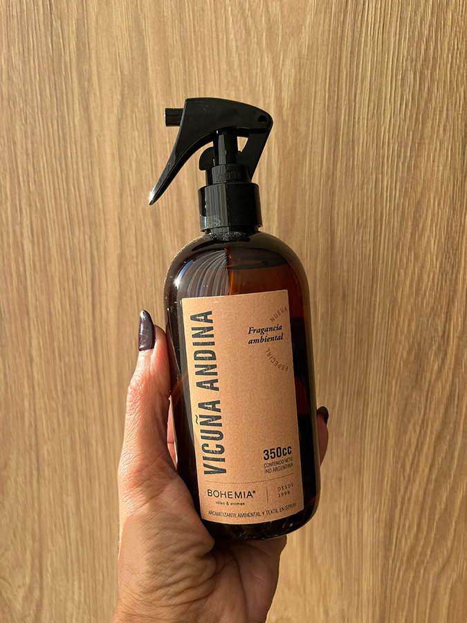 FRAGANCIA AMBIENTAL AMBAR VICUÑA ANDINA