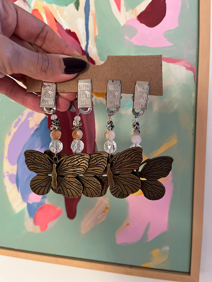 PESA MANTELES MARIPOSA
